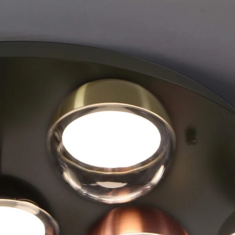 Потолочная люстра Favourite Luna 4371-12C (LED, 220V, шар, круглые)