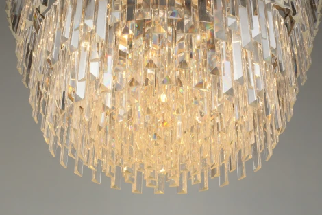 Подвесная люстра каскадная Aployt Mariz APL.813.03.15 (220V, хрусталь, на цепи)
