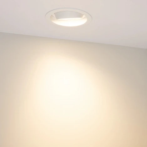 Встраиваемый светильник светодиодный MS-VORTEX-BUILT-R135-30W Warm3000 (WH-WH, 50 deg, 230V) (Arlight, IP20 Металл) 056571