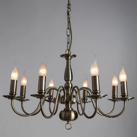 Подвесная люстра Arte Lamp Antwerpen A1029LM-8AB