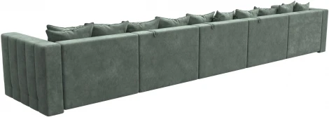 Диван П-образный Лига-052 НПБ МегаЛонг Лига Диванов (Велюр) арт.128876