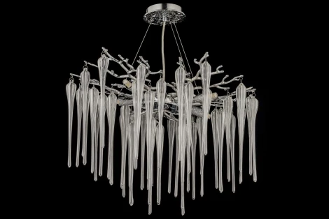 Подвесная люстра хрустальная Dio D`arte Tavenna Nickel Tavenna H 1.5.60.101 N (220V, на тросе)