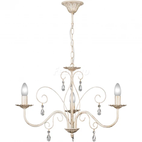 Люстра подвесная Day&Night, 3 лампы, бежевый с золотом и прозрачным