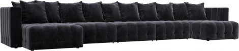 Диван П-образный Лига-052 НПБ МегаЛонг Лига Диванов (Велюр) арт.128866