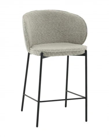 Стул полубарный Тисдейл букле светло-зеленый Stool Group арт.УТ000041693