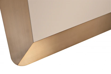 58DB-14830 Зеркало рама нерж.сталь/мат.бронза 210*68*7,5см Garda Decor