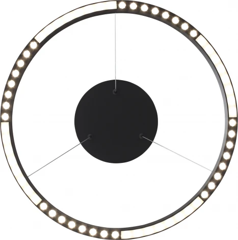 Подвесной светильник ST Luce SL6238 SL6238.423.01 черный/черный LED 1*25W 4000K (220V, на тросе)