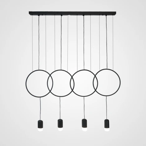 Подвесной светильник Forvet Black L4 By ImperiumLoft Forvet01 (LED, 220V, на проводе)