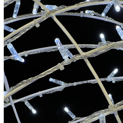 Светодиодная фигура "Световой Шар" диаметр 0,65м белая 220В, IP65 Laitcom LC-13310