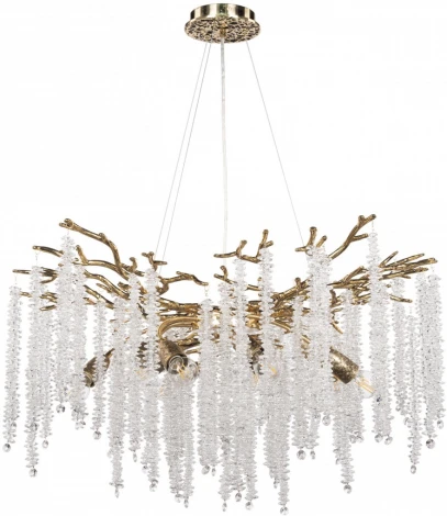 Подвесная люстра хрустальная Arte Milano Milano-1 23110.760.10.E14.A GB (220V, на тросе)