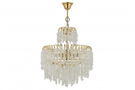 Подвесная люстра Arti Lampadari Daverio Gold Daverio E 1.5.40.105 G (220V, хрусталь)