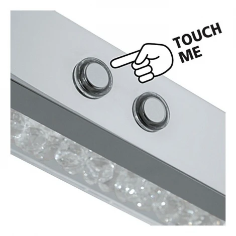 Подвесной линейный светодиодный светильник с диммером Eglo Cardito 1 93625