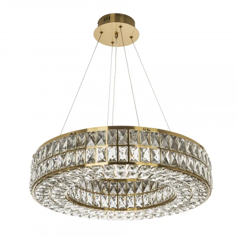 Подвесная люстра светодиодная хрустальная с регулировкой цветовой температуры Modelux MODELUX ML.330.600 BS