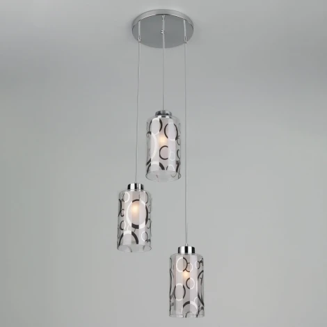 Подвесной светильник Eurosvet 50000 50000/3 хром