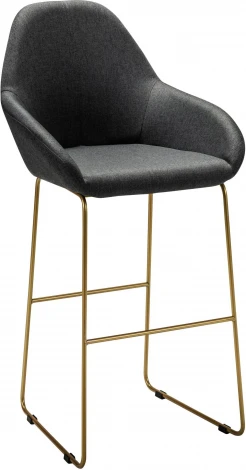 Кресло Бар. Kent темно-серый/Линк золото R-Home арт.410219131h_ТмСер_золото_БАР