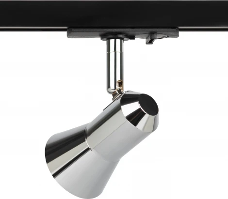 Трековый светильник однофазный ЭРА TR37-GU10 CH (220V)