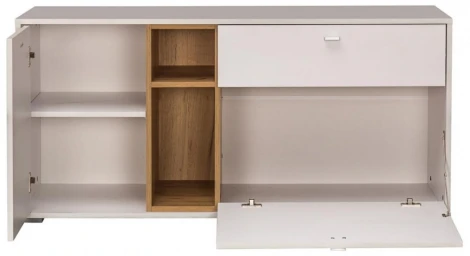 Комод Mobi Бэль 10.91 белый премиум / дуб золотой craft 330349