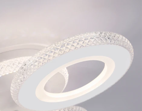 Потолочная люстра светодиодная с пультом Ambrella Original FA8866 (регулировка яркости, 220V, кольцо)