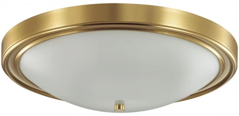 Настенно-потолочный светильник круглый Nina 5259/4C латунь E27 4*60W (220V, круглые)