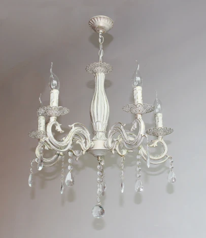 Подвесная люстра Мелодия Света PL1N PL5117-5 WT+GD 000016186