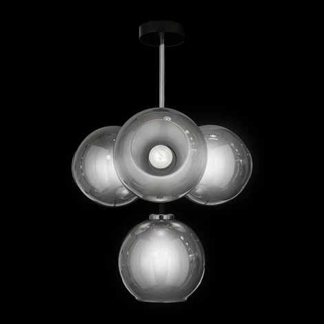 Потолочная люстра на штанге 33 Идеи CHN800M.04.17CH.BL-S13GR (220V, шарики)
