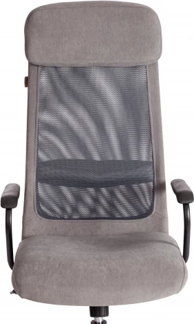 Кресло PROFIT (мп) (Флок,Ткань /Серый)