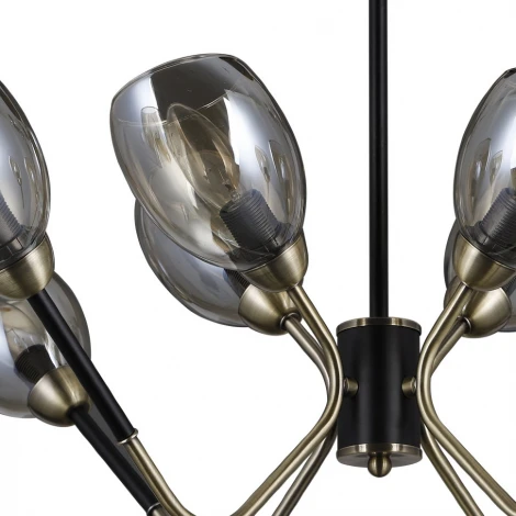 Потолочная люстра Seven Fires Rodengo SF4008/8C-BK-AB