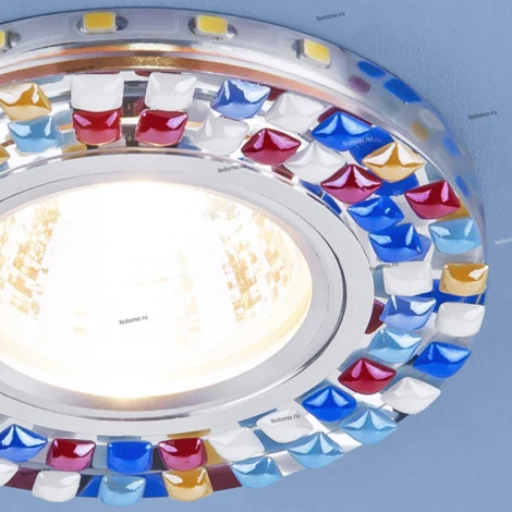 Встраиваемый точечный светильник Elektrostandard 2194-2195 2195 MR16 SL/MLT зеркальный/мульти