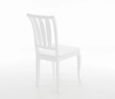 Стул Кабриоль Жесткий, Белый, Аврора