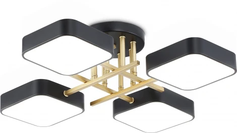Потолочная люстра светодиодная на штанге с регулировкой цветовой температуры Ambrella COMFORT FL516343