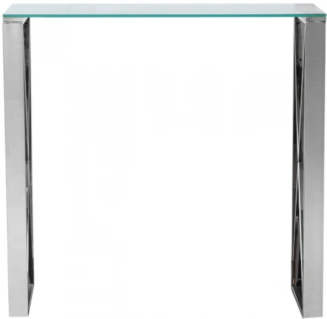 Консольный стол Garda Decor 47ED-CST008/80 (Серебро/Серебро,Прозрачный)