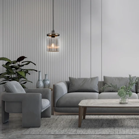 Подвесной светильник (11057/1P Smoke) Indigo Mistico V000590 (220V, на проводе, круглые)