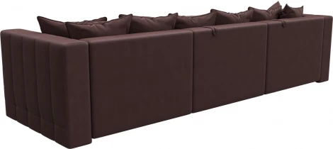 Диван угловой Лига-052 НПБ Лонг угол универсальный Лига Диванов (Замша) арт.128836