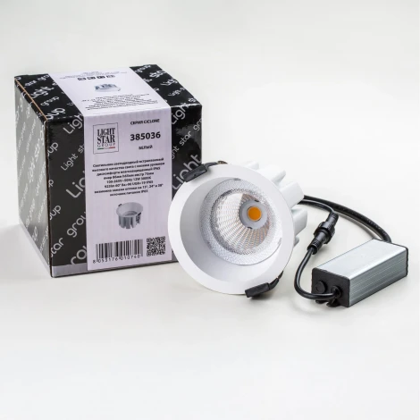 Встраиваемый светильник светодиодный Lightstar Ciclone 385036 (220V, круглые, IP65)