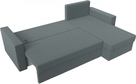 Диван угловой Траумберг Лайт правый угол (Серый/Рогожка) Лига Диванов арт.121139