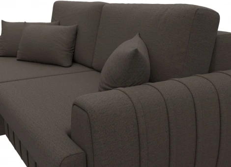 Диван угловой Лига-057 НПБ угол левый Лига Диванов (Рогожка) арт.129264L