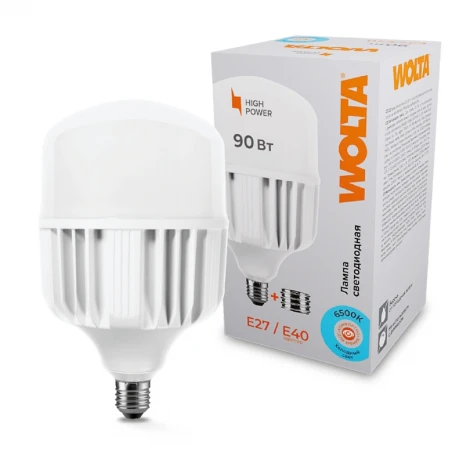 Светодиодная лампа 90Вт 6500К Е27/Е40 Wolta 25WHP90E27/40