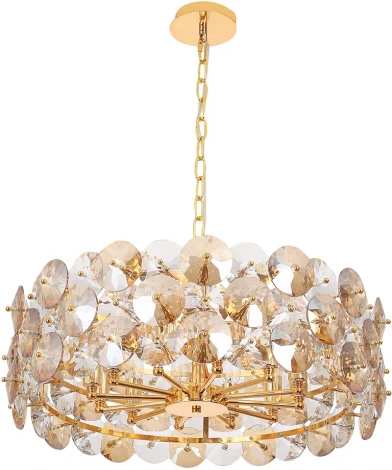 Подвесная люстра Crystal Lux SP12 GOLD