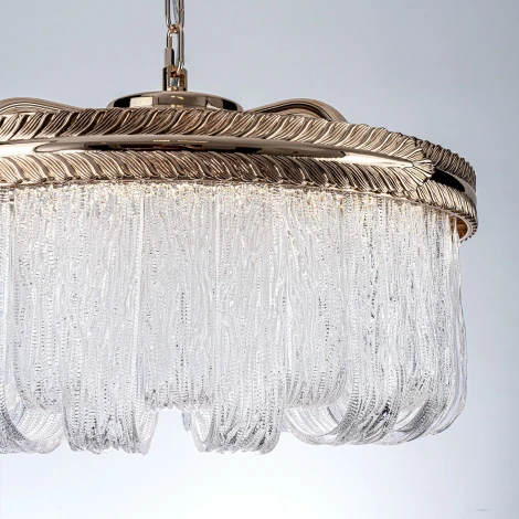 Подвесная люстра светодиодная с пультом Modelux ML.9542.600 GD