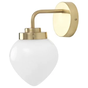 ОТЕРСКЕН Бра, молочный стекло