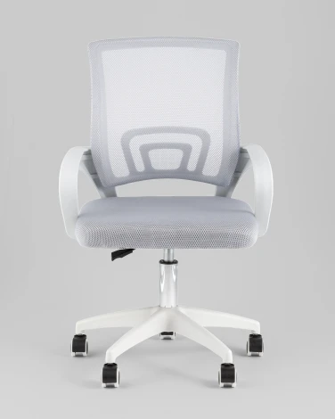 Кресло офисное TopChairs Simple SN серый пластик белый TopChairs УТ000042081