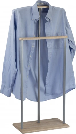 Вешалка костюмная Дэви 1 металлик/дуб сонома от фабрики Mebelik