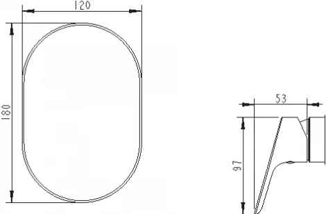 Смеситель Bravat Drop P69190C-RUS для ванны с душем