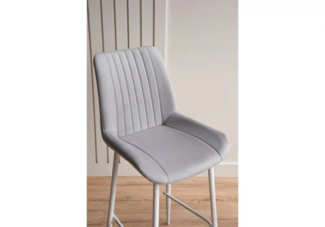 Барный стул Седа 360 светло-серый (zd 960) / белый np 632588