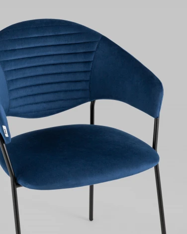 Стул Stool Group Алексис велюр синий УТ000035126