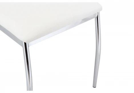 Обеденный стул на металлокаркасе Woodville Okus white 11192