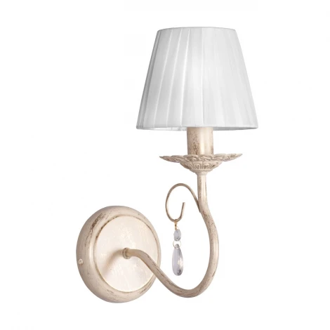 Бра Day&Night, 1 плафон, бежевый с золотом, белым и прозрачным