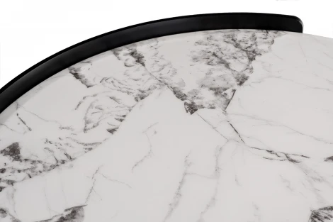 Журнальный стол Garda Decor 58DB-ET20016 (Золото/Белый мрамор)