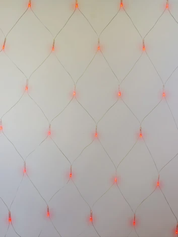 Сетка светодиодная с контроллером. 240 светодиодов. 2.5х2 м. красная. ULD-N2520-240/DTA RED IP20