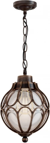 Уличный светильник подвесной Maytoni Via O024PL-01G (220V, на цепи, шар, IP44)